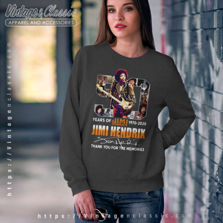 Jimi Hendrix Shirt Thank You For The Memories Sweatshirt Jimi Hendrix Shirt Thank You For The Memories Sweatshirt