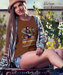 Jimi Hendrix Shirt Thank You For The Memories Women TShirt