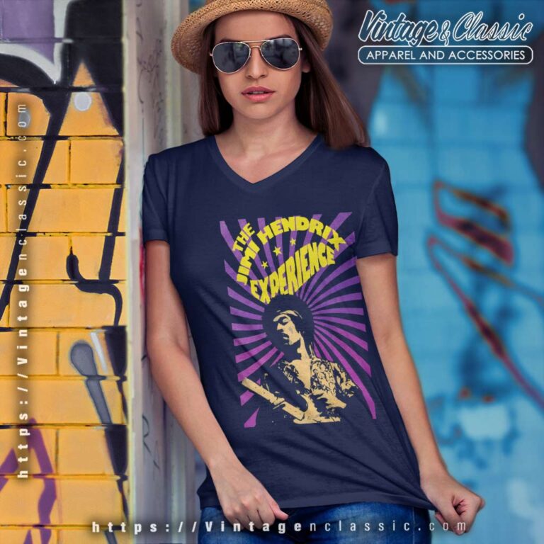 Jimi Hendrix The Experience V Neck TShirt Jimi Hendrix The Experience V Neck TShirt