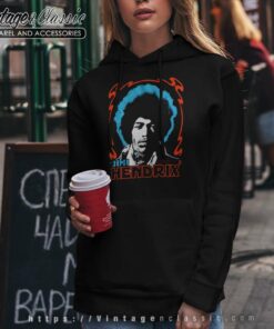 Jimi Hendrix Tri Color Hoodie