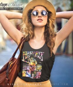 Jimi Hendrix Watercolor Hendrix Tank Top Racerback