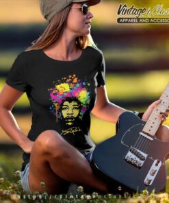 Jimi Hendrix Watercolor Women TShirt