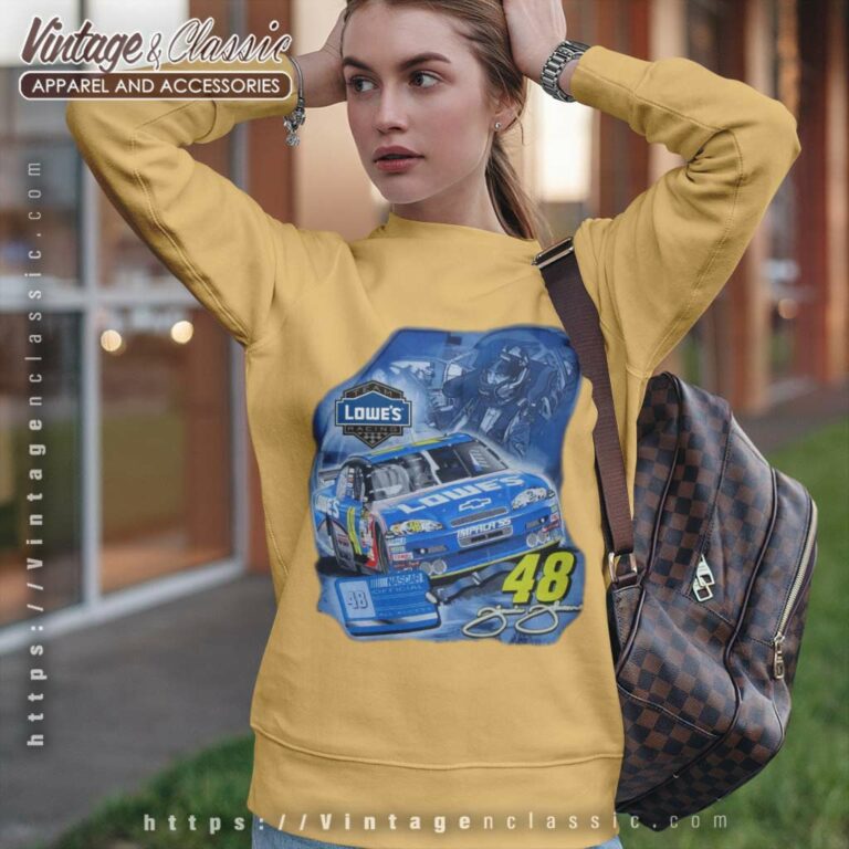 Jimmie Johnson Lowes Team Racing Nascar Sweatshirt Jimmie Johnson Lowes Team Racing Nascar Sweatshirt