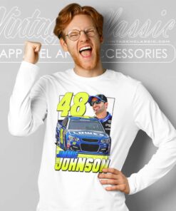 Jimmie Johnson Nascar Legende Numero Long Sleeve Tee