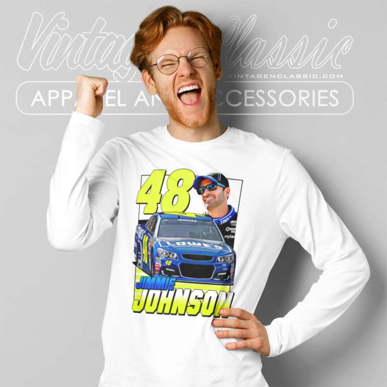 Jimmie Johnson Nascar Legende Numero Long Sleeve Tee Jimmie Johnson Nascar Legende Numero Long Sleeve Tee