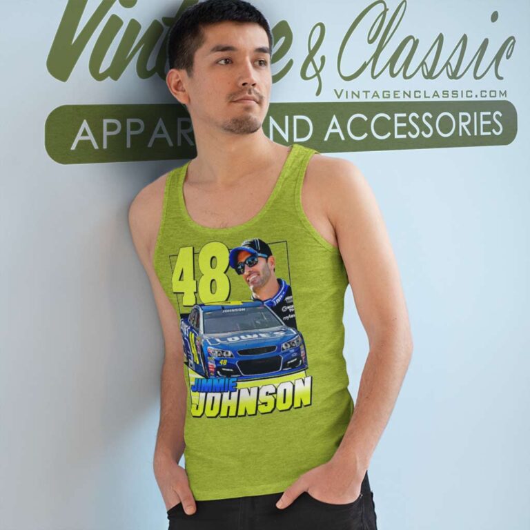 Jimmie Johnson Nascar Legende Numero Tank Top Racerback Jimmie Johnson Nascar Legende Numero Tank Top Racerback