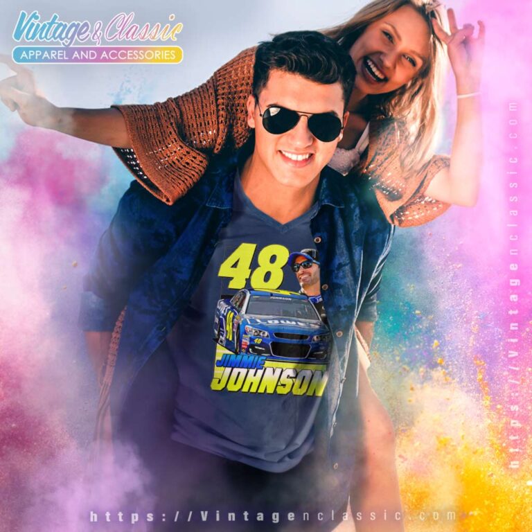 Jimmie Johnson Nascar Legende Numero V Neck TShirt Jimmie Johnson Nascar Legende Numero V Neck TShirt