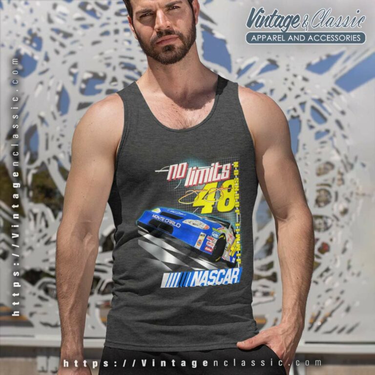 Jimmie Johnson Nascar No Limits Racing Tank Top Racerback Jimmie Johnson Nascar No Limits Racing Tank Top Racerback