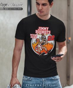 Jimmy Buckets Cartoon Jimmy Butler 22 Miami Basketball Proplayer T Shirt