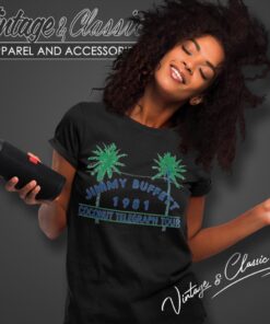 Jimmy Buffett 1981 Coconut Telegraph Tour Women T Shirt