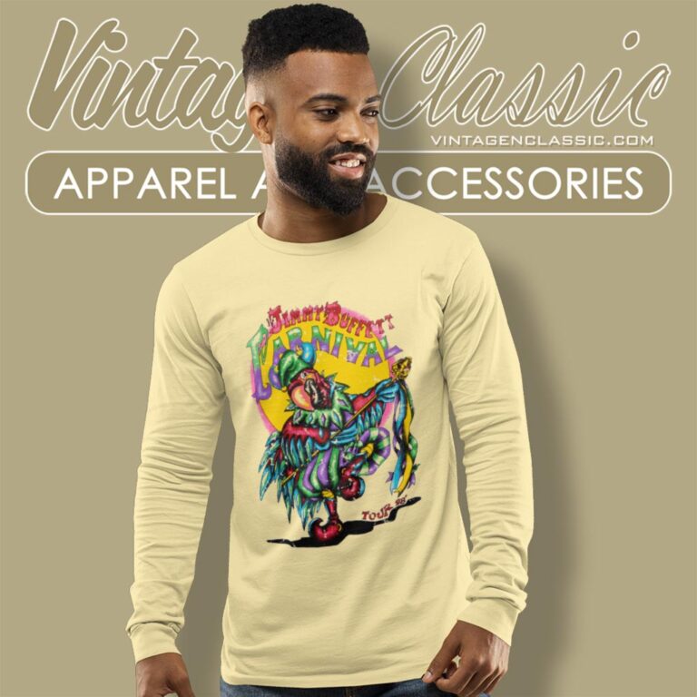 Jimmy Buffett 1998 Carnival Tour Long Sleeve Tee Jimmy Buffett 1998 Carnival Tour Long Sleeve Tee