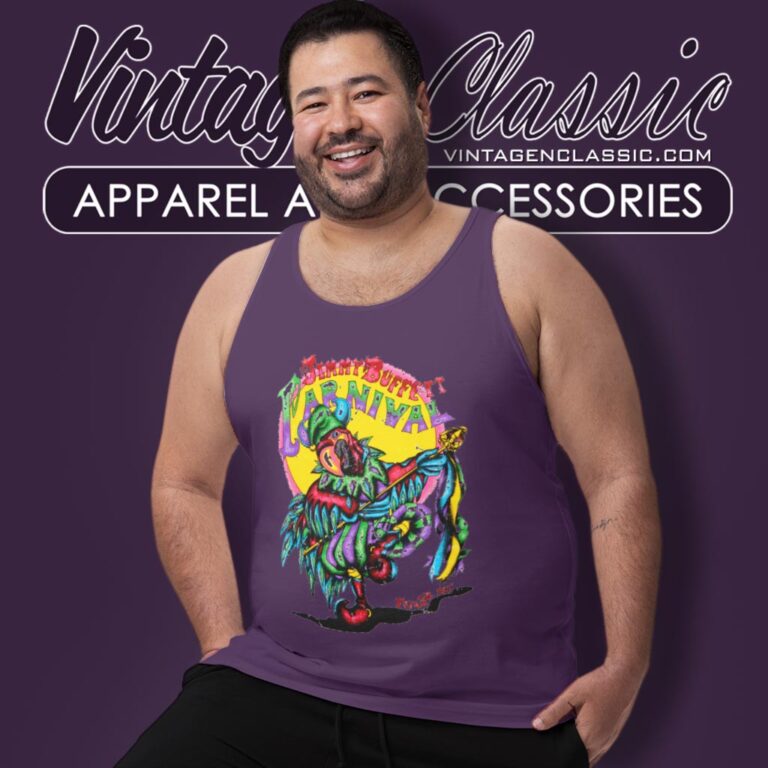 Jimmy Buffett 1998 Carnival Tour Tank Top Racerback Jimmy Buffett 1998 Carnival Tour Tank Top Racerback