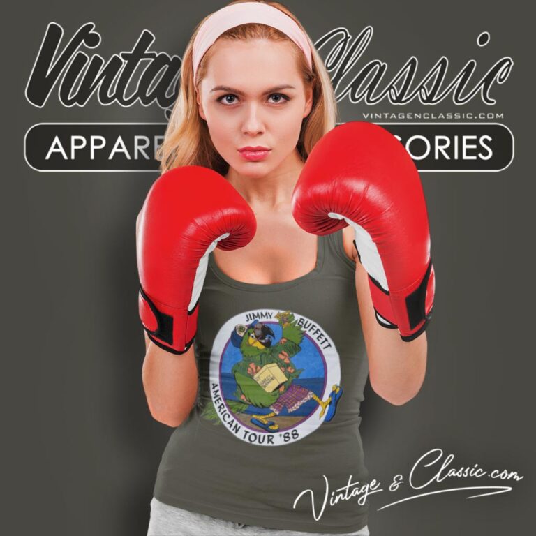 Jimmy Buffett American Tour 1988 Tank Top Racerback Jimmy Buffett American Tour 1988 Tank Top Racerback