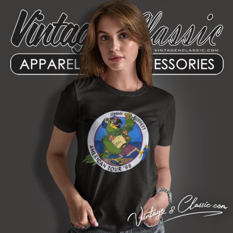 Jimmy Buffett American Tour 1988 Women T Shirt Jimmy Buffett American Tour 1988 Women T Shirt