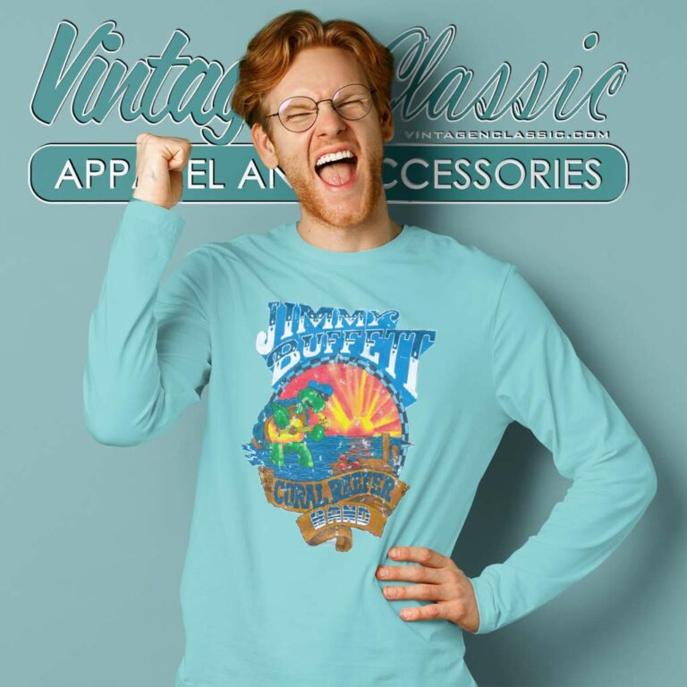 Jimmy Buffett And The Coral Reefers 1979 Long Sleeve Tee Jimmy Buffett And The Coral Reefers 1979 Long Sleeve Tee