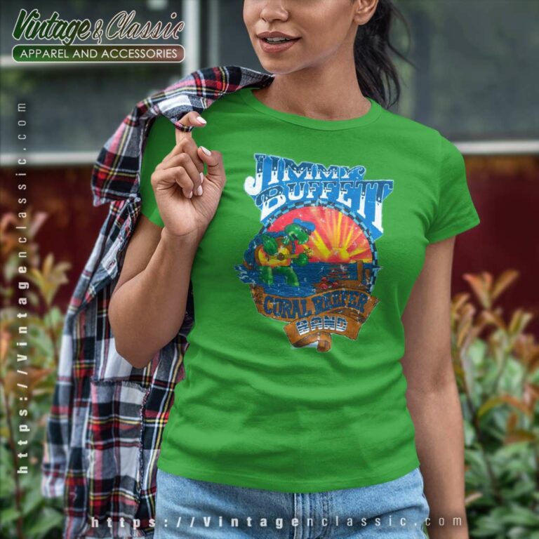 Jimmy Buffett And The Coral Reefers 1979 Women TShirt Jimmy Buffett And The Coral Reefers 1979 Women TShirt
