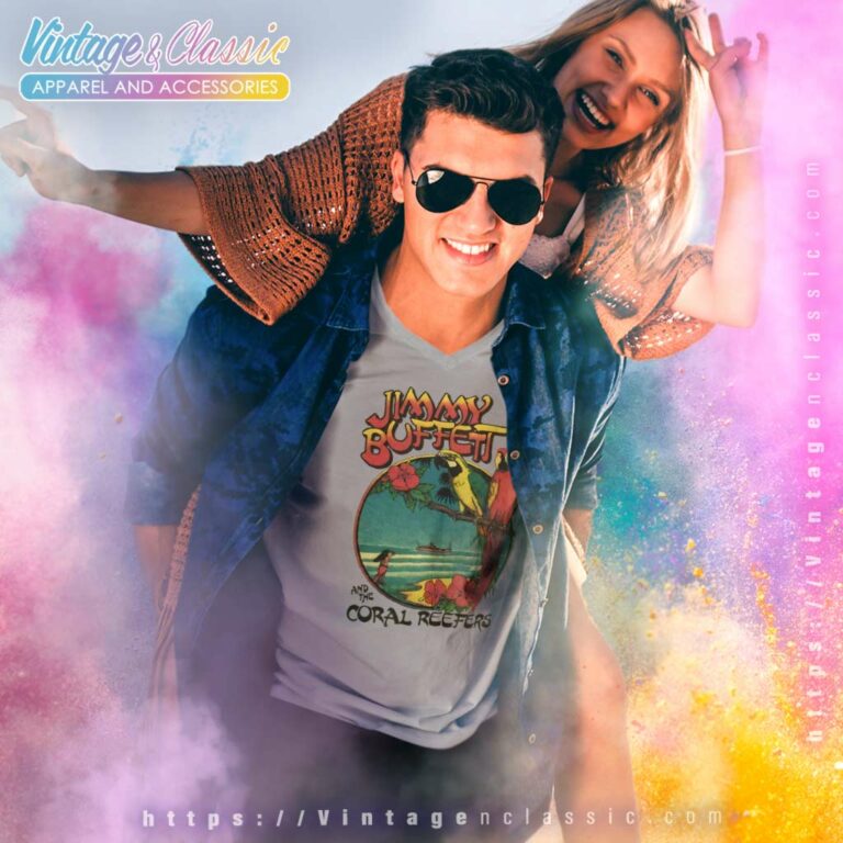 Jimmy Buffett And The Coral Reefers V Neck TShirt Jimmy Buffett And The Coral Reefers V Neck TShirt