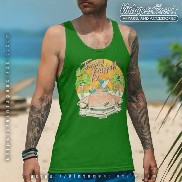 Jimmy Buffett Beach House On The Moon Tour Vintage Tank Top Racerback Jimmy Buffett Beach House On The Moon Tour Vintage Tank Top Racerback