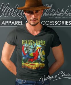 Jimmy Buffett Blew Out My Flip Flop V Neck TShirt