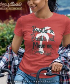 Jimmy Buffett Breathe In Breathe Out Move On Women TShirt