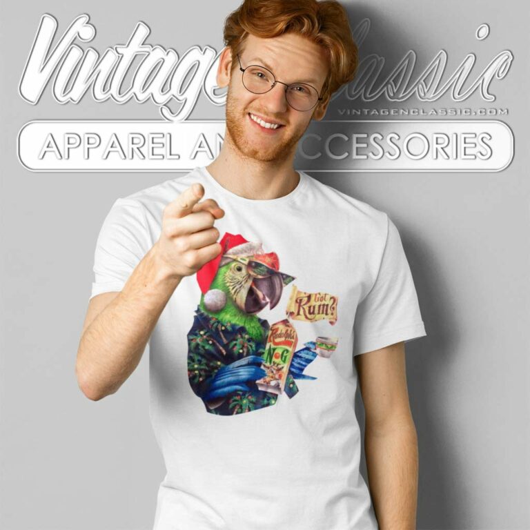 Jimmy Buffett Christmas Shirt Got Rum Red Parrot Cocktails Margaritas T Shirt Jimmy Buffett Christmas Shirt Got Rum Red Parrot Cocktails Margaritas T Shirt
