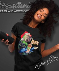 Jimmy Buffett Christmas Shirt Got Rum Red Parrot Cocktails Margaritas Women TShirt