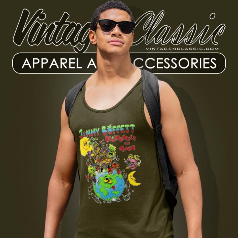 Jimmy Buffett Fruitcakes Tour Tank Top Racerback Jimmy Buffett Fruitcakes Tour Tank Top Racerback