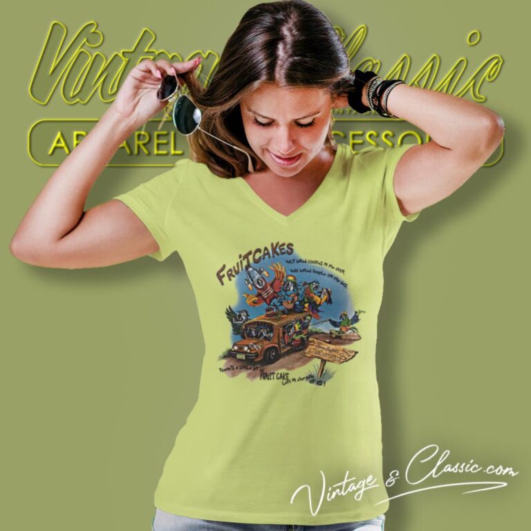 Jimmy Buffett Fruitcakes V Neck TShirt Jimmy Buffett Fruitcakes V Neck TShirt