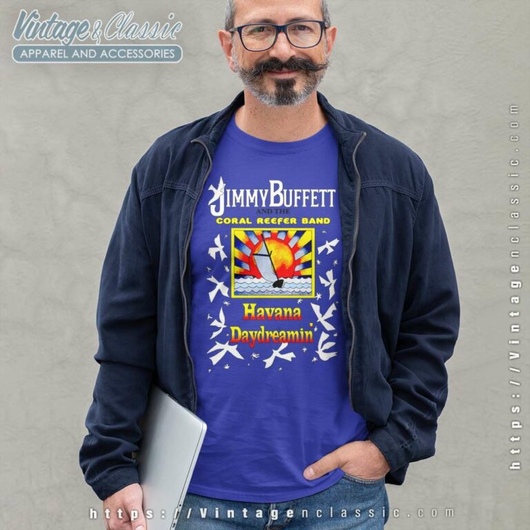Jimmy Buffett Havana Daydreamin Shirt Coral Reefer Band 1997 Concert Tour Long Sleeve Tee Jimmy Buffett Havana Daydreamin Shirt Coral Reefer Band 1997 Concert Tour Long Sleeve Tee