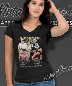 Jimmy Buffett Legend Never Die 2024 V Neck TShirt