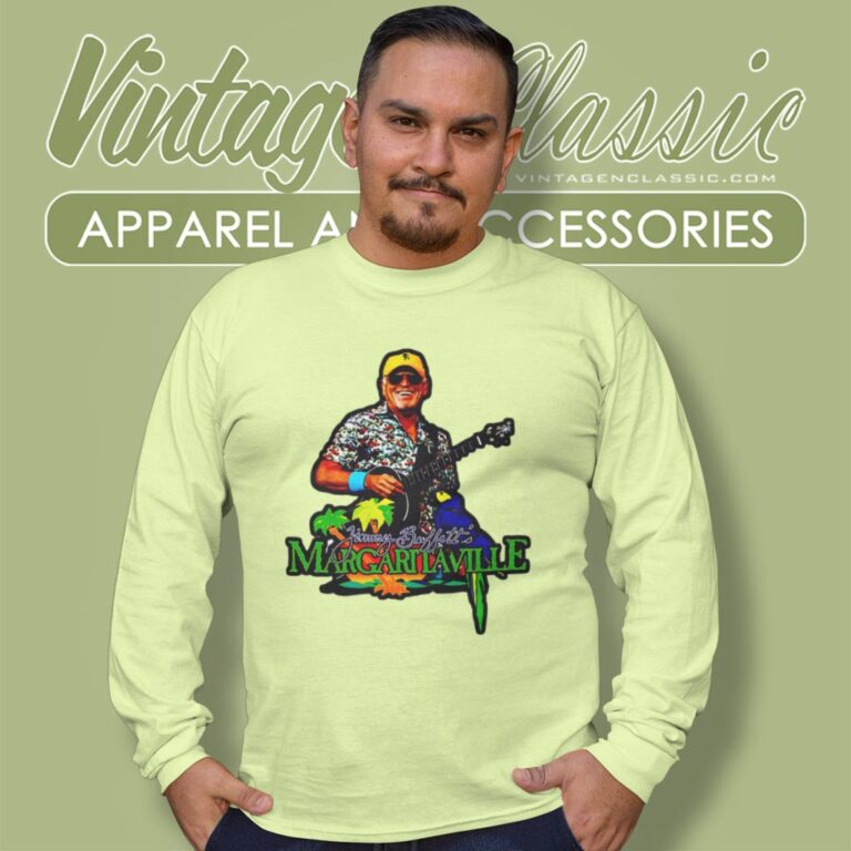 Jimmy Buffett Margaritaville Song Long Sleeve Tee Jimmy Buffett Margaritaville Song Long Sleeve Tee