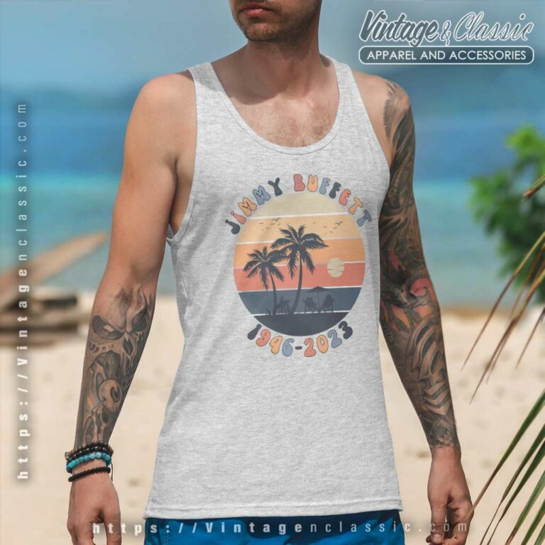 Jimmy Buffett Memorial Tank Top Racerback Jimmy Buffett Memorial Tank Top Racerback
