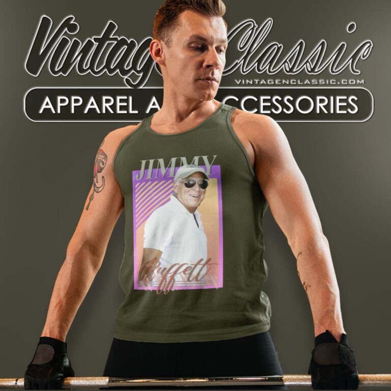 Jimmy Buffett Remembering Tank Top Racerback Jimmy Buffett Remembering Tank Top Racerback