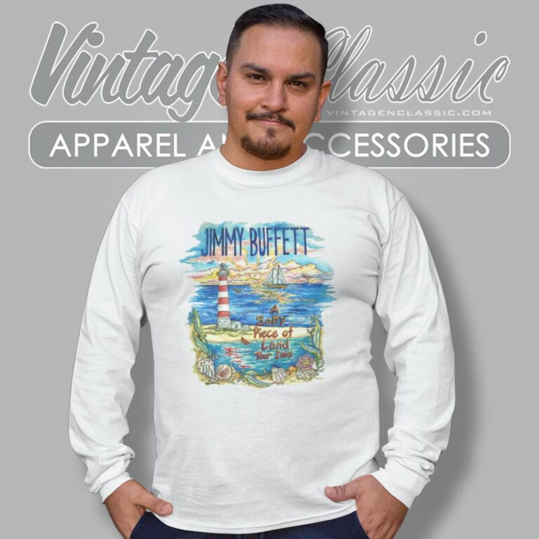 Jimmy Buffett Shirt A Salty Piece Of Land Tour 2005 Long Sleeve Tee Jimmy Buffett Shirt A Salty Piece Of Land Tour 2005 Long Sleeve Tee