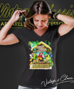 Jimmy Buffett Shirt Margaritaville Song V Neck TShirt