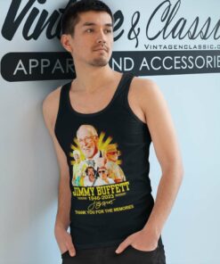 Jimmy Buffett Shirt Signature Thank You For The Memories 4 Jimmy Buffett Shirt Signature Thank You For The Memories Tank Top Racerback
