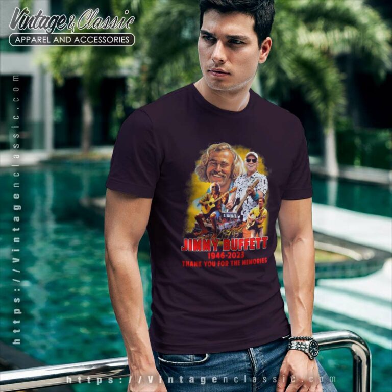 Jimmy Buffett Shirt Thank You For The Memories Signature T Shirt Jimmy Buffett Shirt Thank You For The Memories Signature T Shirt