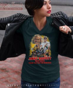 Jimmy Buffett Shirt Thank You For The Memories Signature V Neck TShirt
