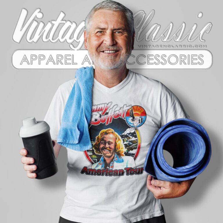 Jimmy Buffett Volcano American Tour V Neck TShirt Jimmy Buffett Volcano American Tour V Neck TShirt