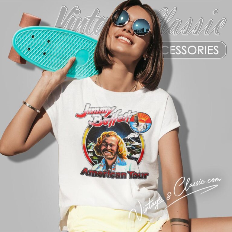 Jimmy Buffett Volcano American Tour Women T Shirt Jimmy Buffett Volcano American Tour Women T Shirt