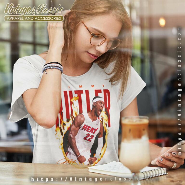 Jimmy Butler 22 Basketball Proplayer Signature Women TShirt Jimmy Butler 22 Basketball Proplayer Signature Women TShirt
