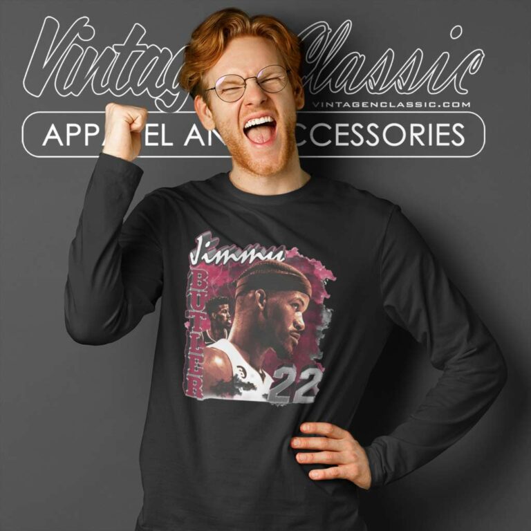 Jimmy Butler 22 Shirt Nba Miami Heat Long Sleeve Tee Jimmy Butler 22 Shirt Nba Miami Heat Long Sleeve Tee