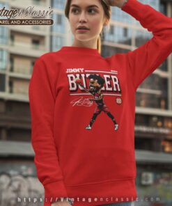 Jimmy Butler Cartoon Signature Miami Heat Sweatshirt