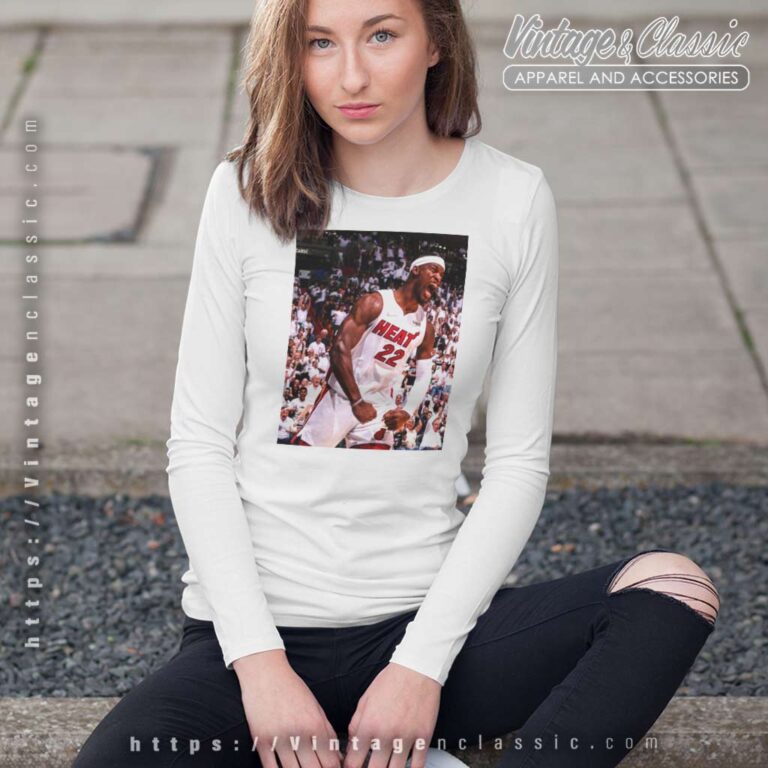 Jimmy Butler Miami Heat 2023 Long Sleeve Tee Jimmy Butler Miami Heat 2023 Long Sleeve Tee
