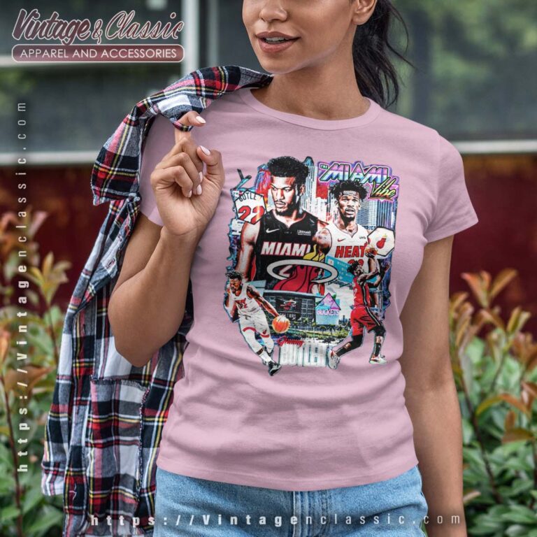 Jimmy Butler Miami Heat Basketball Light Pink T Shirt Jimmy Butler Miami Heat Basketball Light Pink T Shirt