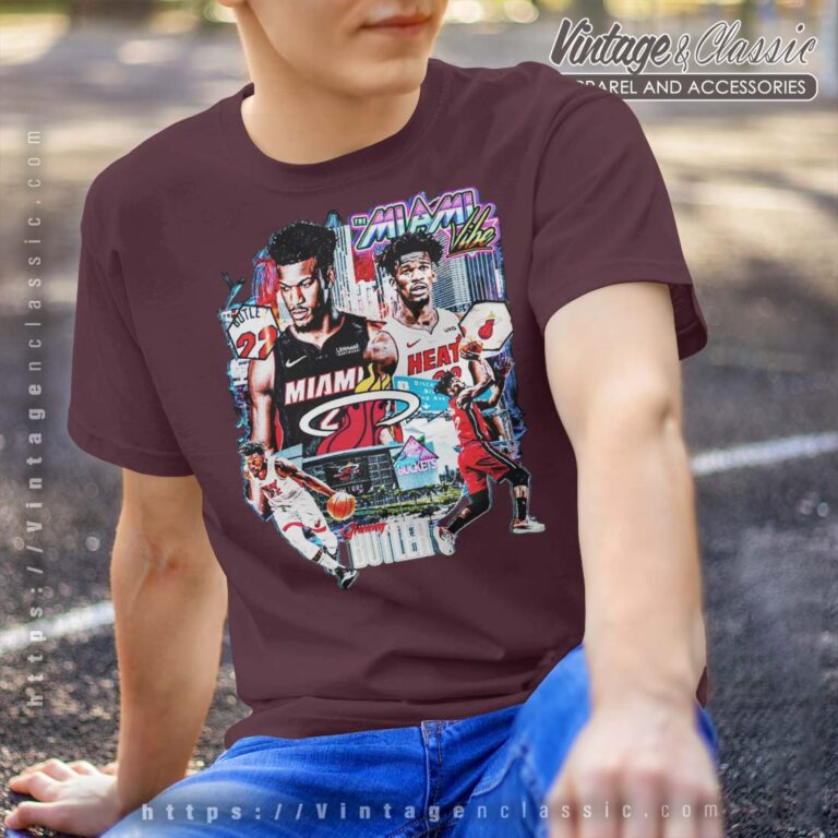 Jimmy Butler Miami Heat Basketball Maroon T Shirt Jimmy Butler Miami Heat Basketball Maroon T Shirt