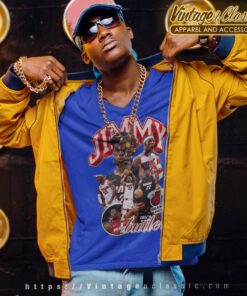 Jimmy Butler Miami Heat Nba Basketball 90s Graphic V Neck TShirt