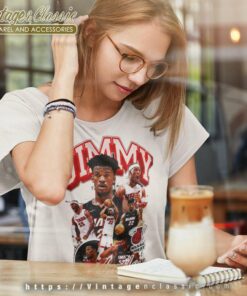 Jimmy Butler Miami Heat Nba Basketball 90s Graphic Women TShirt