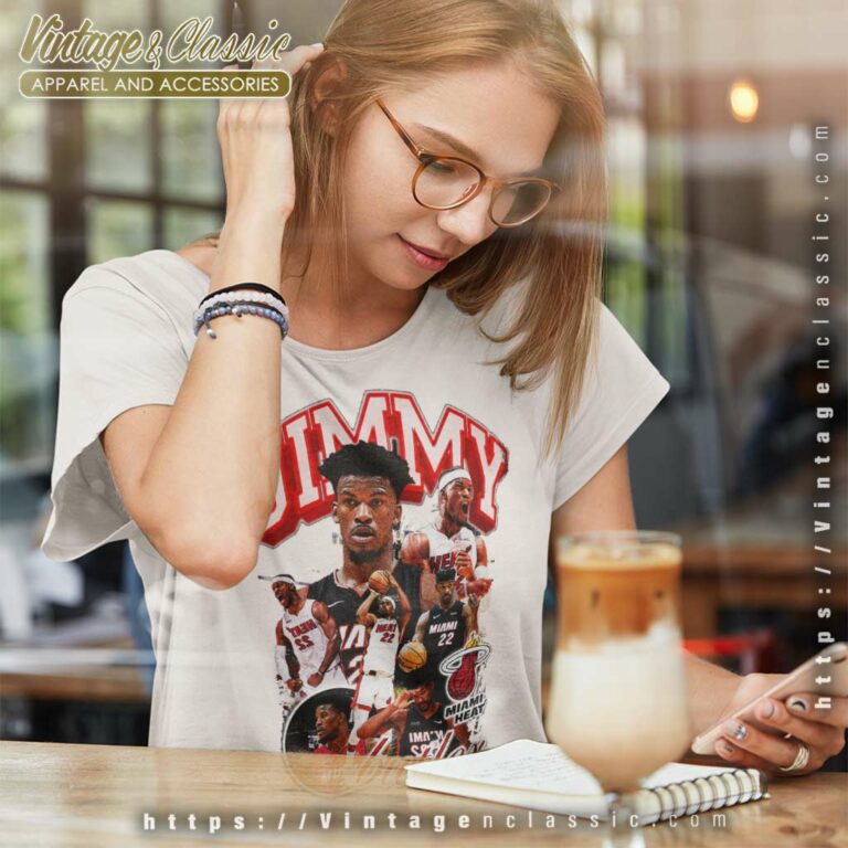 Jimmy Butler Miami Heat Nba Basketball 90s Graphic Women TShirt Jimmy Butler Miami Heat Nba Basketball 90s Graphic Women TShirt