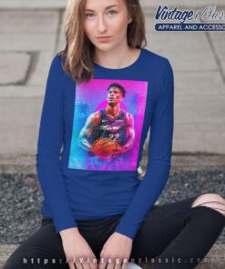 Jimmy Butler Miami Vice Artwork Long Sleeve Tee